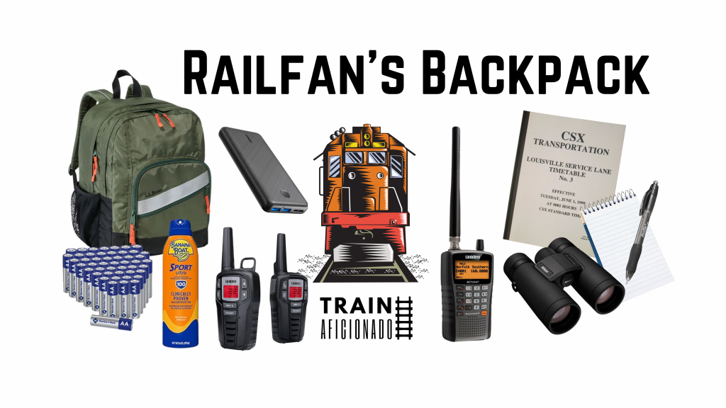 Railfan's Backpack