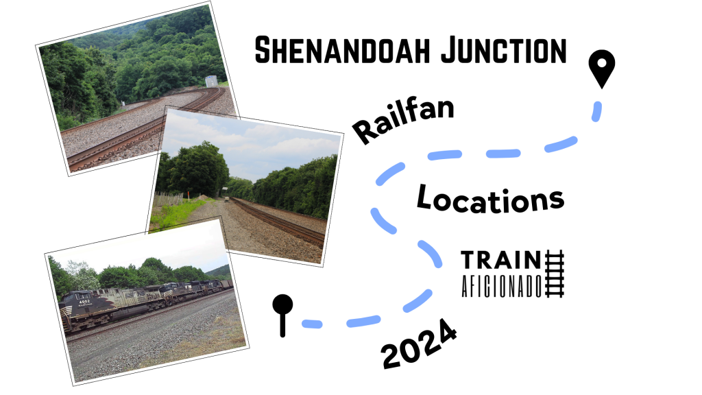 Shenandoah Junction Railfan Locations